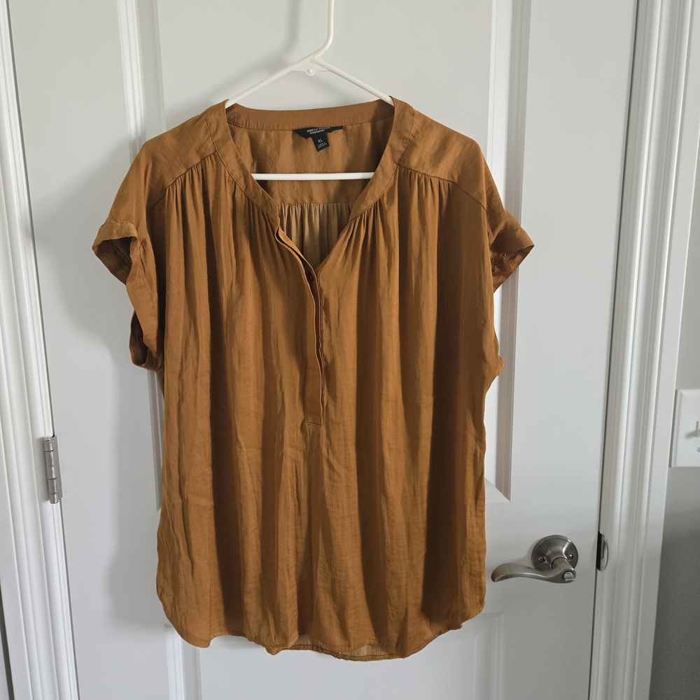 Simply Vera Vera Wang Women's Amber Blouse